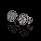 Flower-Style Diamond Earring
