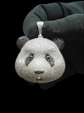 3D Panda Face Pendant