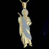 Iced Out Beautiful Jesus Pendant