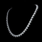 Luxury Heart Shaped Iced Out Diamond Chain