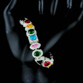 Iced Out Multi Color Bracelet