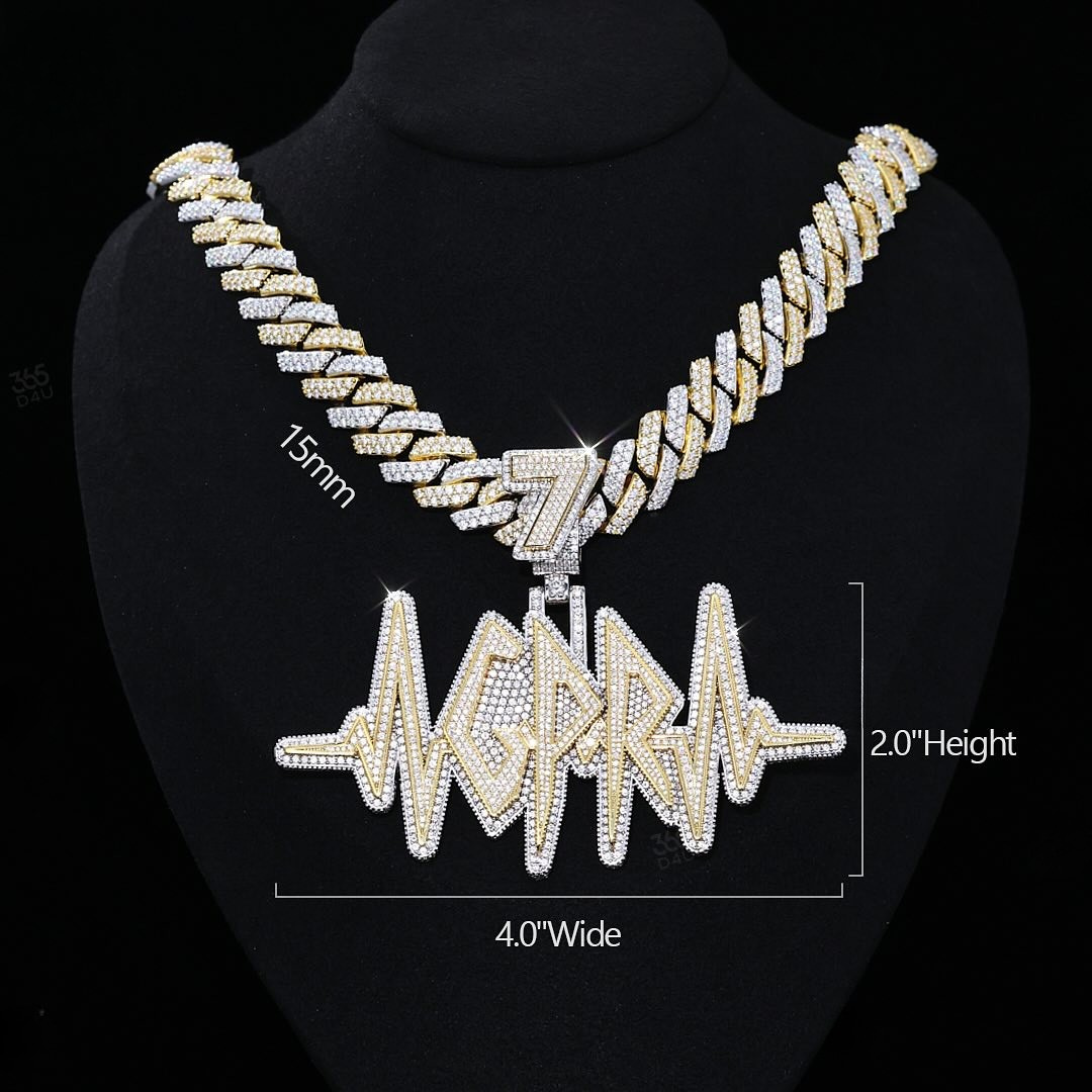 Heartbeat-Inspired Pendant