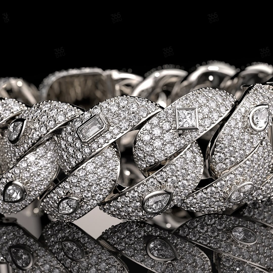 Letter Cuban Bracelet