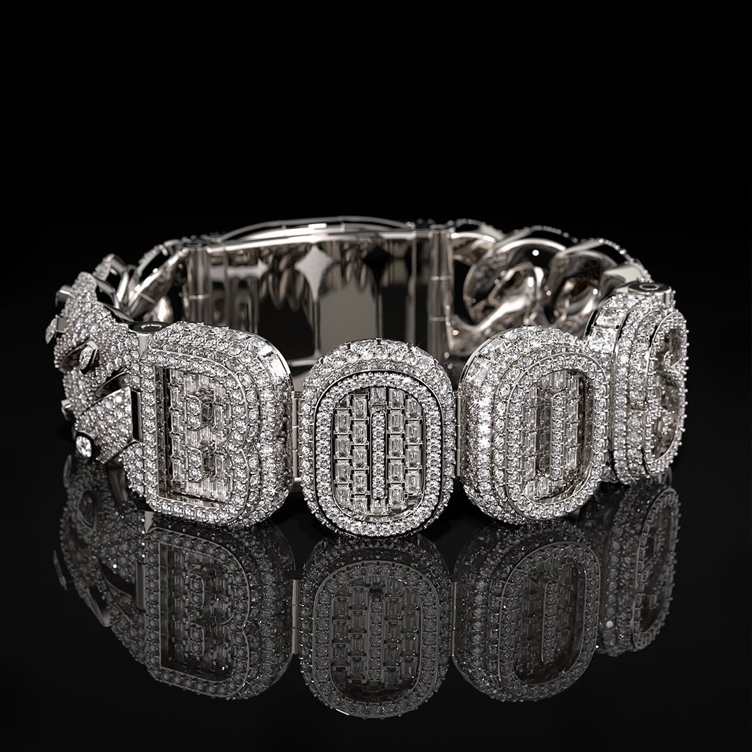 Letter Cuban Bracelet