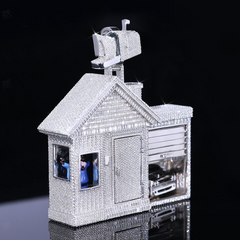 3D House Pendant