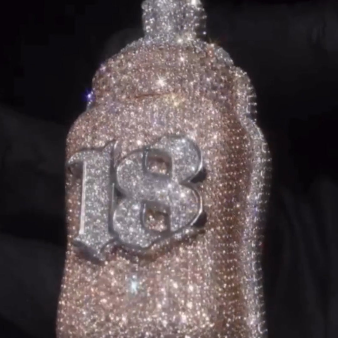 Baby Bottle Diamond Pendant – Symbol of Love & New Beginnings
