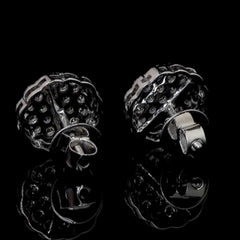Flower-Style Diamond Earring