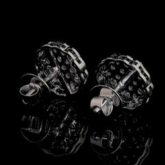 Flower-Style Diamond Earring