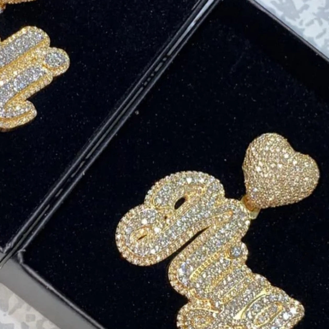 Heart Bell Bling Pendant