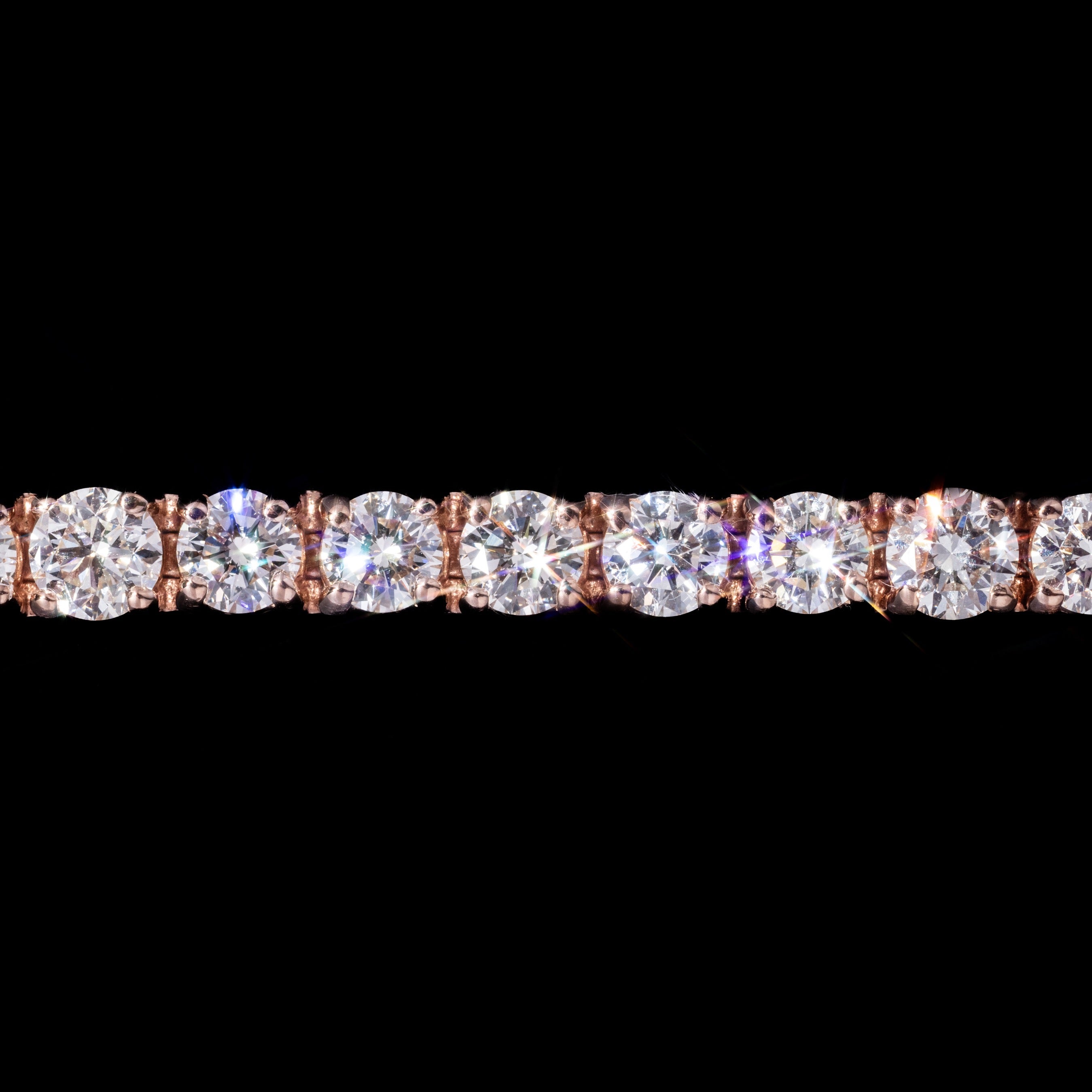 Sterling Silver Moissanite Diamond Tennis Bracelet
