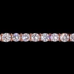 Sterling Silver Moissanite Diamond Tennis Bracelet