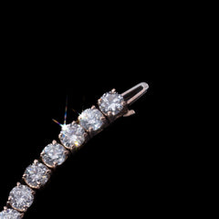 Sterling Silver Moissanite Diamond Tennis Bracelet