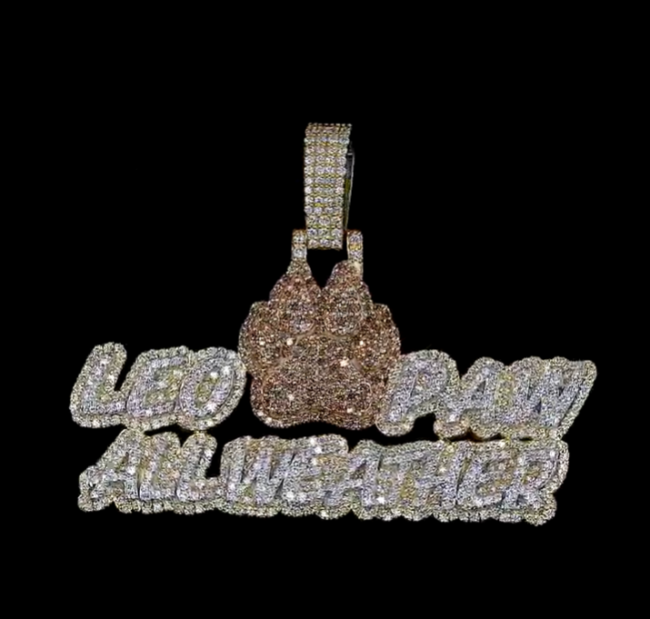 Custom Pendant - Leo Paw