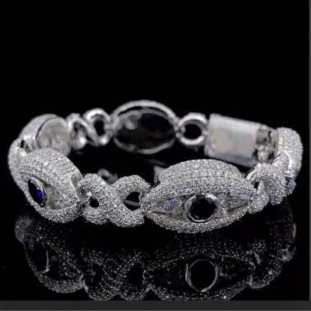 Charm Link Bracelet Dog tag Charm Mix Infinity Link