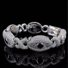 Charm Link Bracelet Dog tag Charm Mix Infinity Link