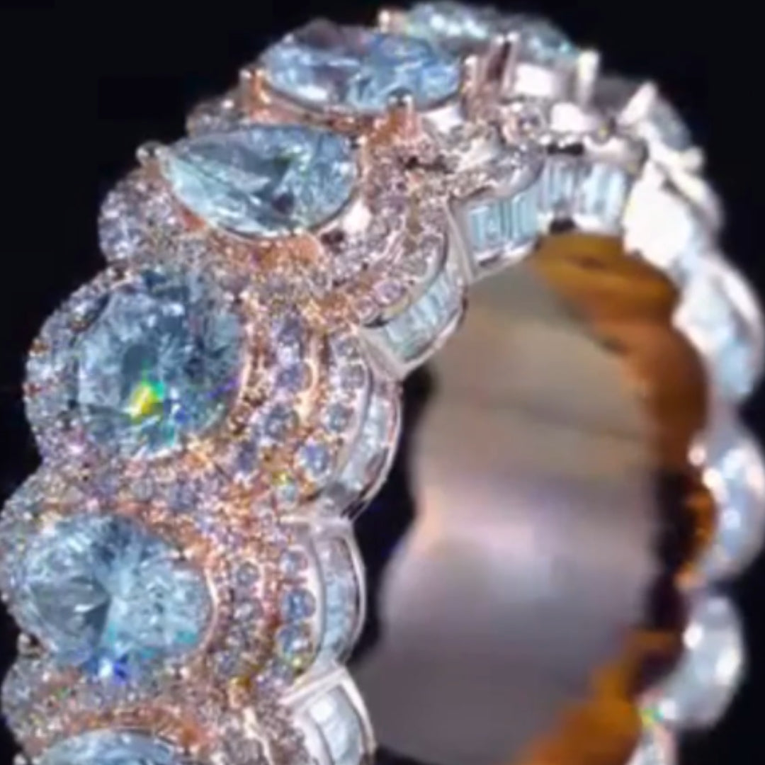 Round, Baguette, Pear Ring