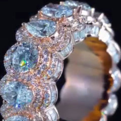 Round, Baguette, Pear Ring