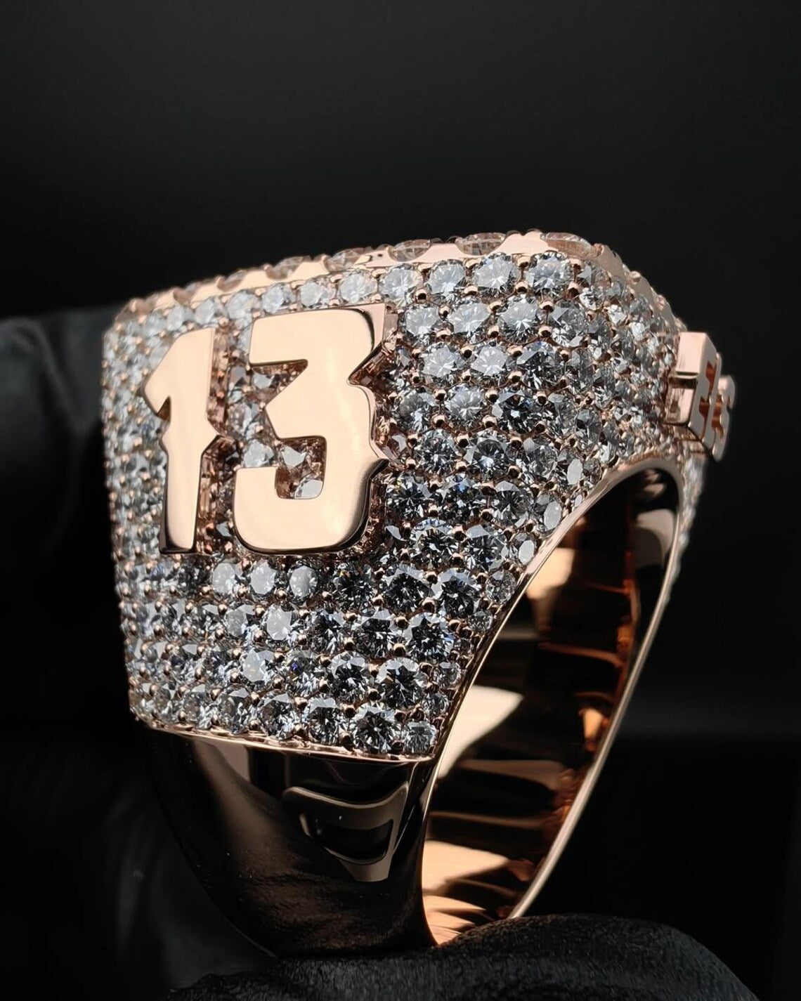 Men's Custom Iced Out Championship Ring