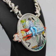 Men's Iced Out Pendant