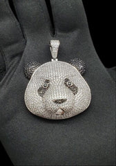 3D Panda Face Pendant