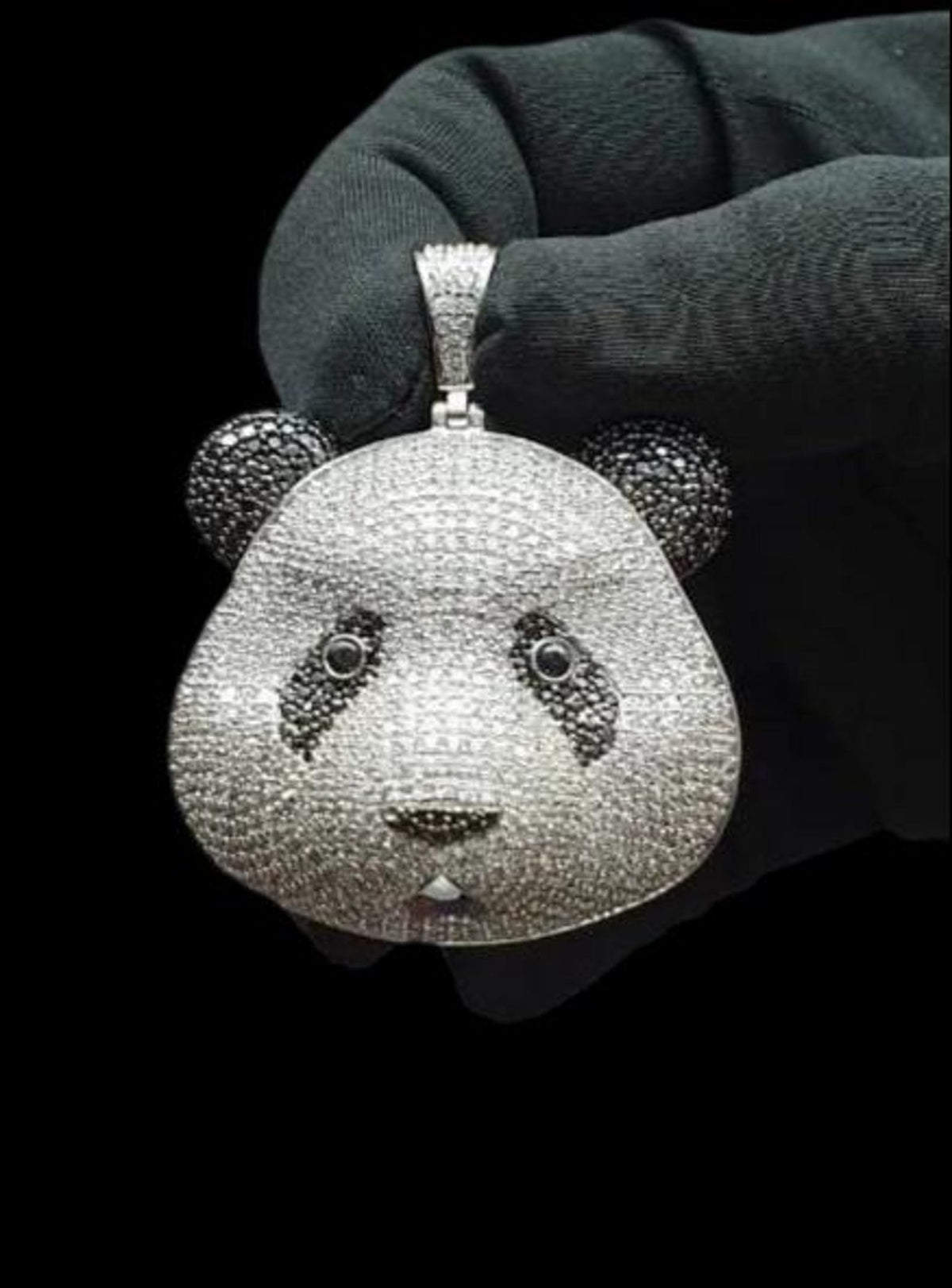 3D Panda Face Pendant