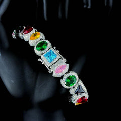 Iced Out Multi Color Bracelet