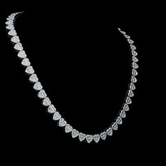 Luxury Heart Shaped Iced Out Diamond Chain