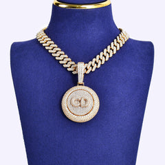 CUSTOM Full Iced Out CZ Diamond Spinning